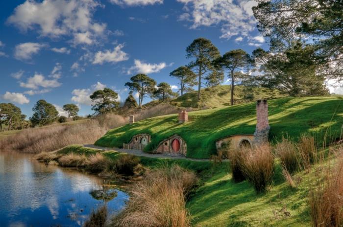 Hobbiton Uuden -Seelannin idylli