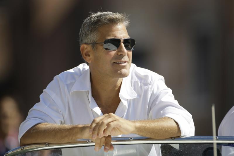 Hollywood -näyttelijä yli 50 -vuotias George Clooney