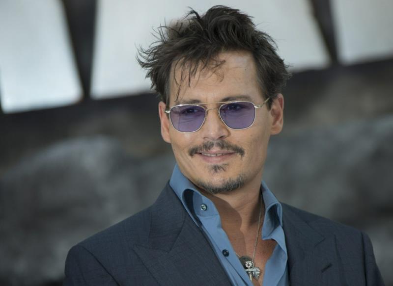 Hollywood -näyttelijä yli 50 -vuotias Johnny Depp