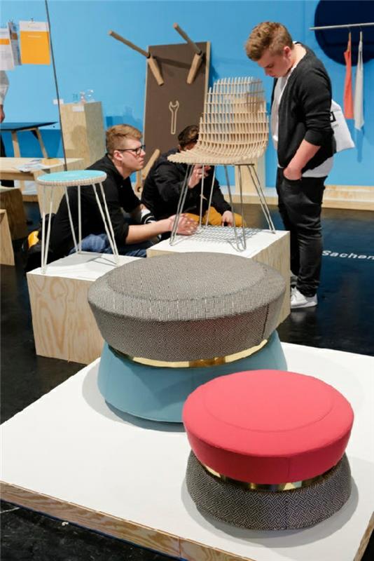 IMM Kölnin koelnmesse huonekalutrendit jakkara