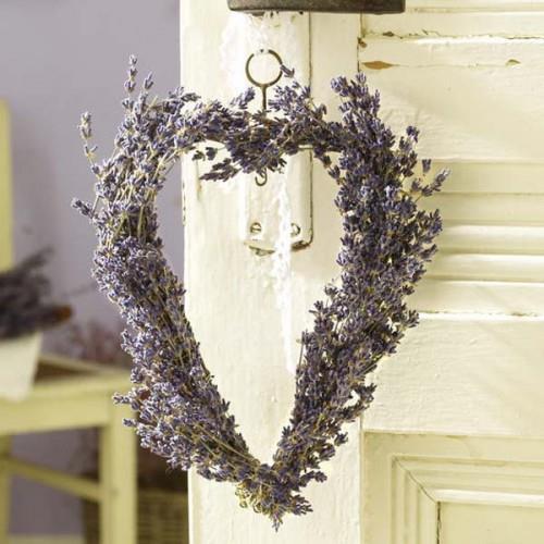 Ideoita talon sisustus laventeli sydän ovi maalaismainen