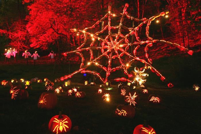Ideoita Halloween -hämähäkinverkkoihin