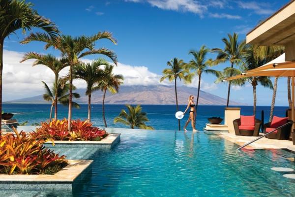 Ääretön uima -allas Maui Four Seasons