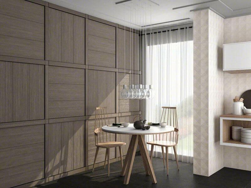 Japanilaistyylinen sisustusruokailutila
