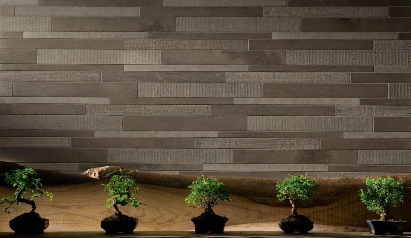Japanilaistyylinen sisustus huonekasveja