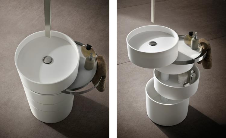 Italialaiset design -huonekalut Alessandro Isola, kiertoradan pesuallas, italialainen muotoilu