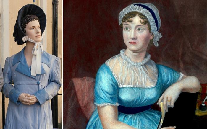 Jane Austenin patsasvaha patsas prominews