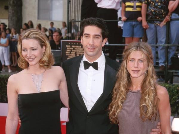 Jennifer Aniston sekä Lisa Kudrow ja David Schwimmer SAG Awards 2000 -gaalassa