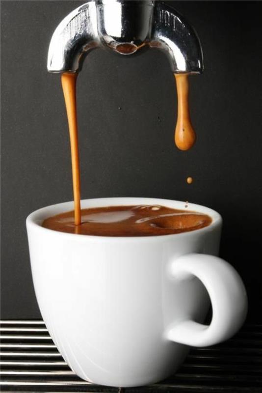 Tyypit kahvia espresso kahvijuomat kahviefekti