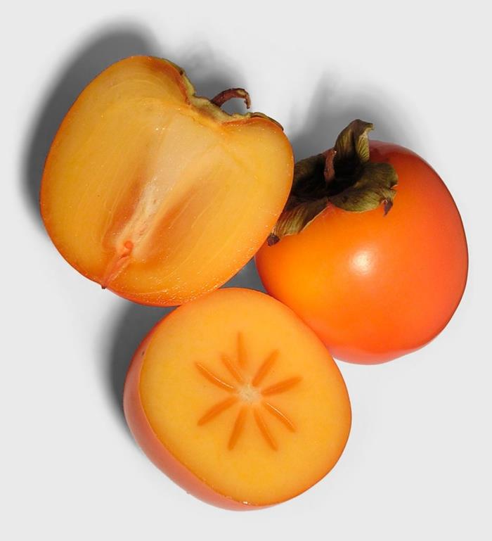 kaki syö sharon hedelmäpalat khaki -vitamiinit reseptit hedelmät