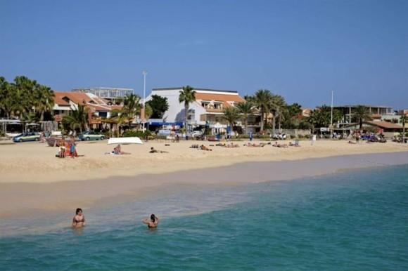 Kap Verden lomat Kap Verden saaret Santa Marinan saari Sal Beach Life