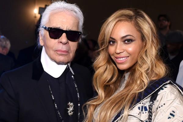 Karl Lagerfeld ja huippulaulaja Beyonce