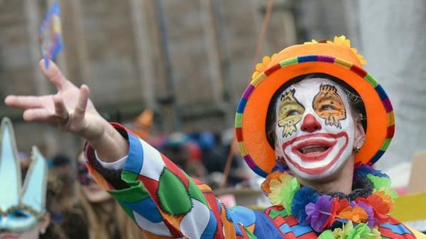 Karnevaali Braunschweigin karnevaaliparatsi karnevaaliklovni