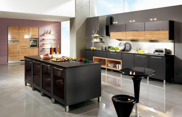 Keittiösuunnittelu Ikean keittiöt kerma baige vaalea musta