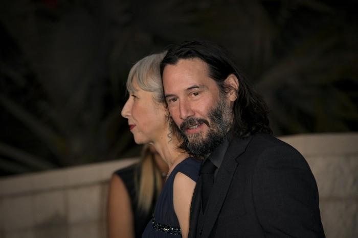 Keanu Reeves Alexandra Grant esiintyi ensimmäisen kerran parina