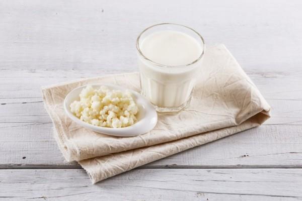 Kefir terveellinen probioottinen ruoka Kefir terve probiootti ruoka kefir jyvät