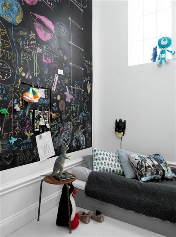 Lastenhuoneideoita liitutaulu väri luova seinäsuunnittelu magneettilevy liitutauluarkki