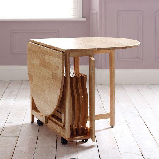 Taitettava pöytä älykkäitä ideoita huonekalujen taittamiseen taitettava puinen pöytä säilytystilalla