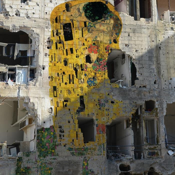 Klimt the Kiss Syyrian katutaide