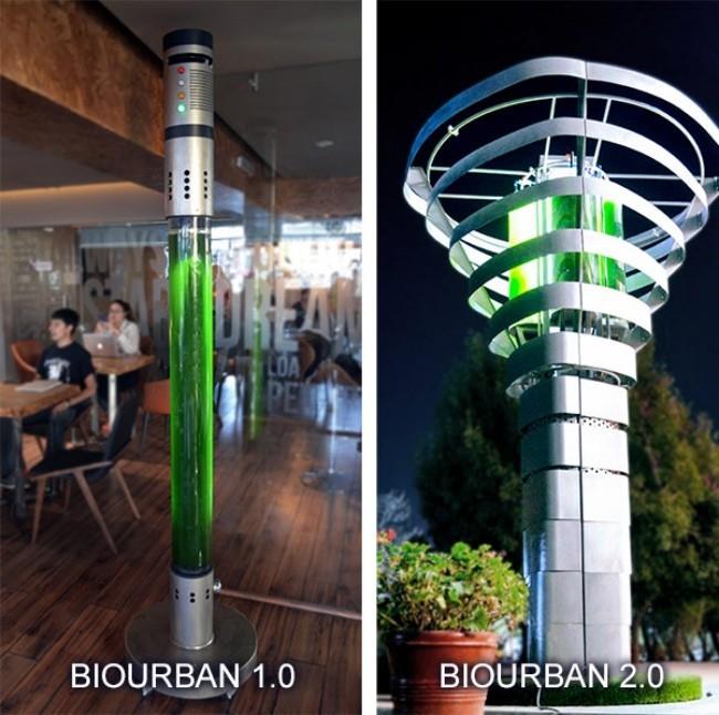 Keinotekoinen puu BioUrban voi puhdistaa ilmaa kaupunkien ensimmäisessä ja toisessa versiossa sisältä ja ulkoa