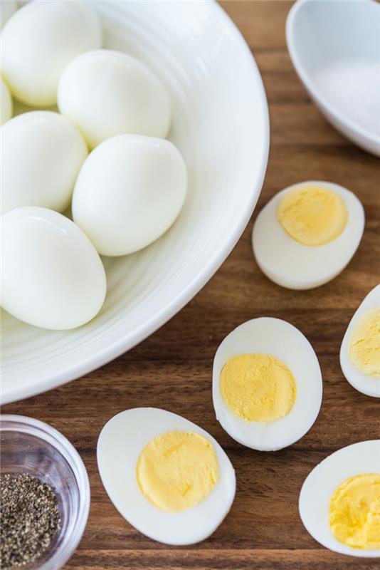Vähähiilihydraattiset elintarvikkeet munat keitetyt herkullisia reseptiideoita
