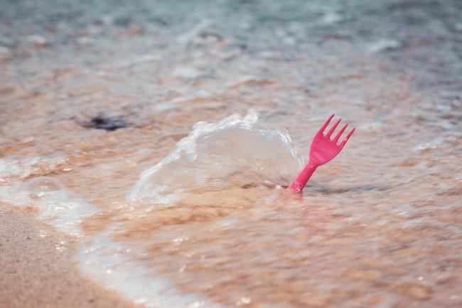 TwentyFiftyn kompostoitavat ruokailuvälineet voisivat ratkaista maailmanlaajuisen muovikriisin vaaleanpunaisen muovisen haarukan valtameren pilaantumisessa