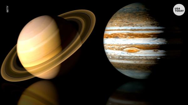 Jupiterin ja Saturnuksen yhtymäkohta lähestyy, mutta etäisyys on 660 miljoonaa km