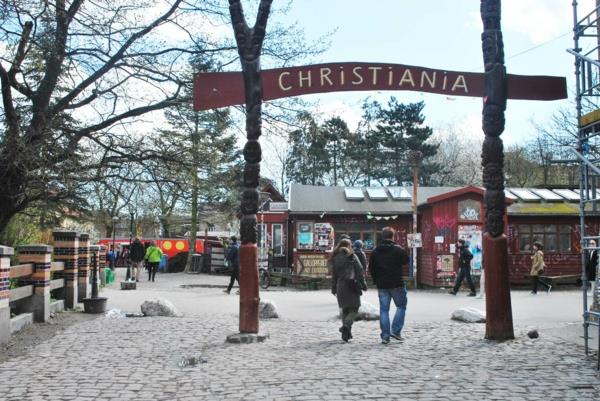 Kööpenhaminan nähtävyydet vierailevat Christianian alueella