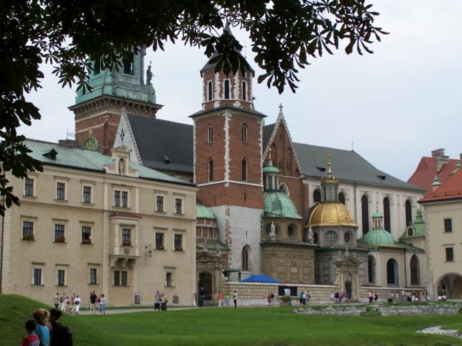 Krakova Puola Wawelin katedraalin maamerkit
