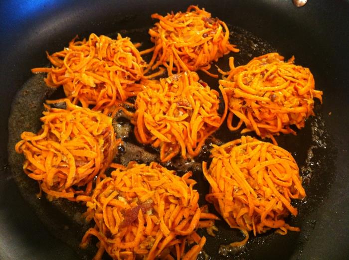 Kurpitsan resepti Kurpitsa Rosti Fry Pumpkin Reseptit