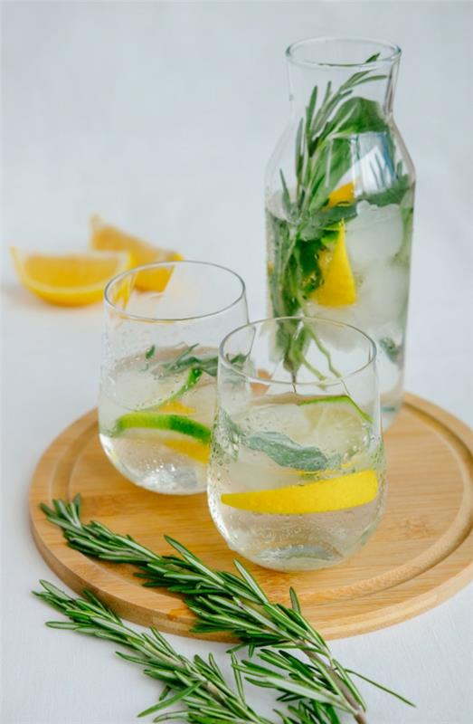 Tee yrtti limonadi itse yrtti virvoitusjuomilla