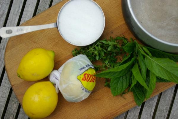 Valmista yrttilimonadi itse Valmista limonadi mintulla