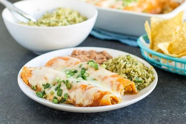 Juusto Kana Enchiladas