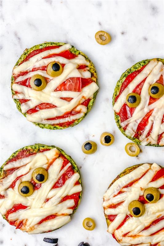 Herkullisia ja nopeita Halloween -reseptejä, jotka lumoavat halloween -minimuumioiden pizza -ideoita