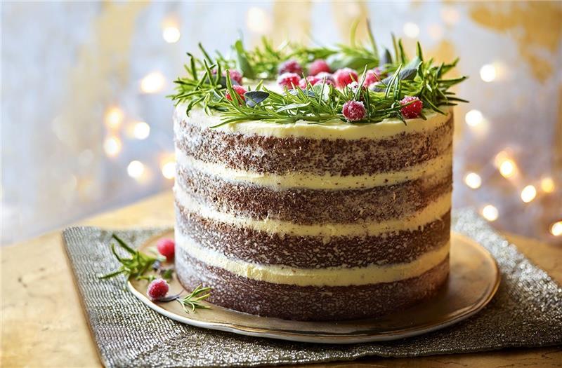 Kakku koristelu joulu terveellisiä ideoita kakku koristelu