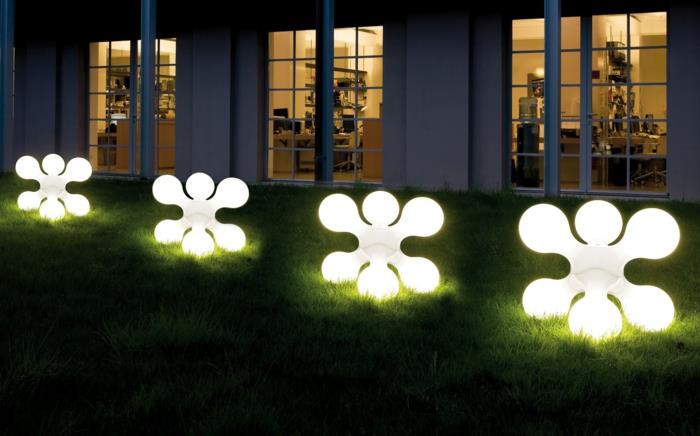 LED -valaistus puutarha kesä twipsy