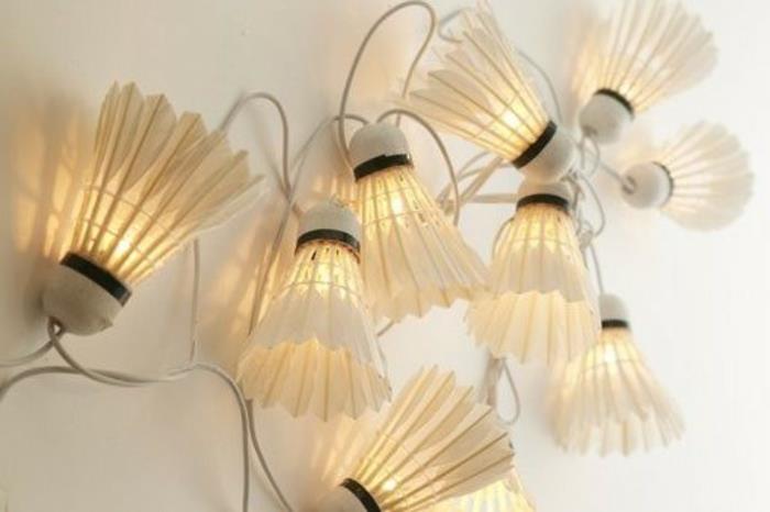 Tee valaisimet itse DIY -lamput sukkulan kevytketju