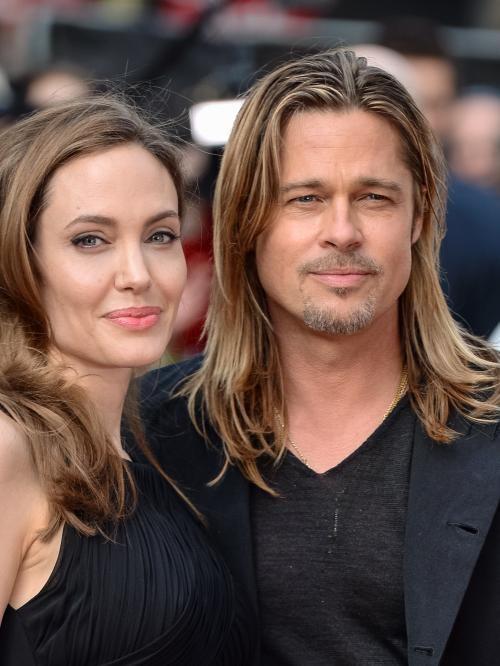 Pitkät modernit miesten kampaukset Brad Pitt