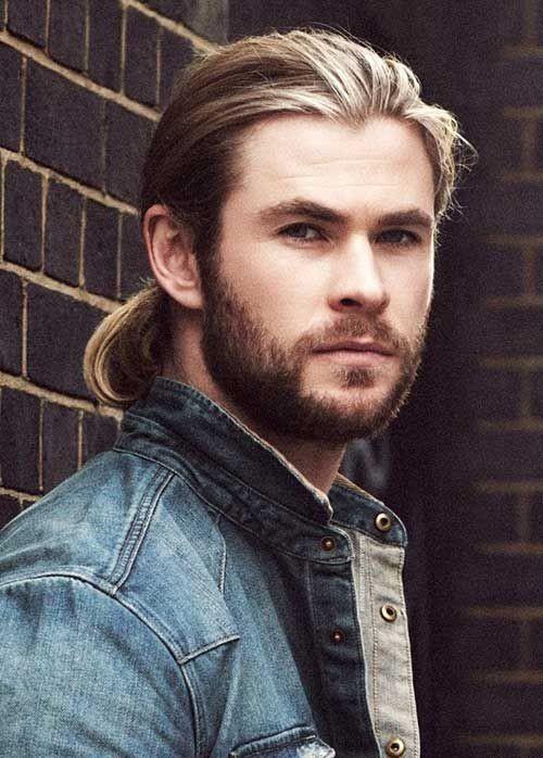 Pitkät modernit miesten kampaukset chris hemsworth