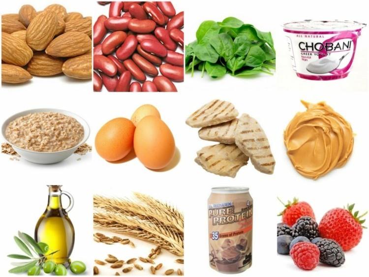 Ruoat, joissa on runsaasti proteiiniproteiinia
