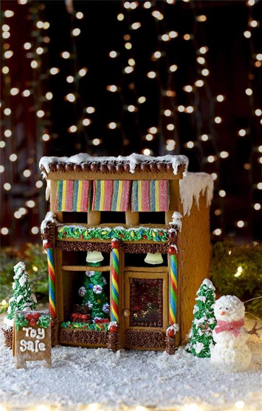 Tinker piparkakutalo jouluksi - juhlaideoita, reseptejä ja ohjeita retro haus laden konditorei