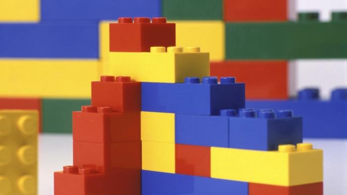Lego -pelit tiilet perusvärit