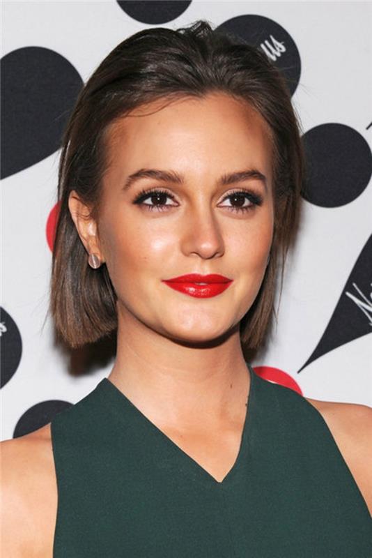 Leighton Meester Bobin kampaukset Lyhyet kampaukset 2015 Julkkikset