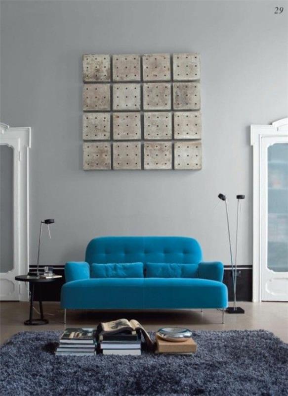 Ligne Roset -sohva design -huonekalut sininen Philippe Nigro