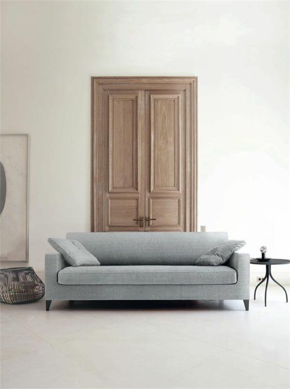 Ligne Roset -sohvasuunnittelijan huonekalut harmaa Philippe Nigro