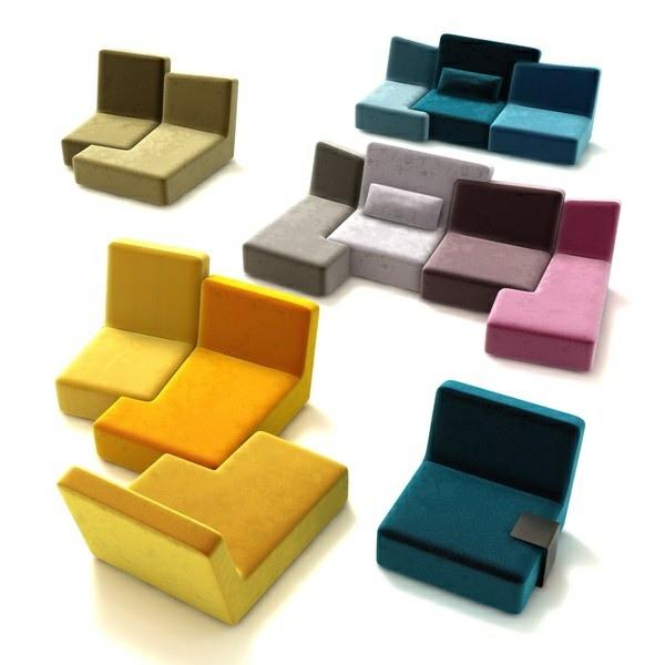 Ligne Roset -sohvasuunnittelukalusteet modulaariset sohvat Philippe Nigro