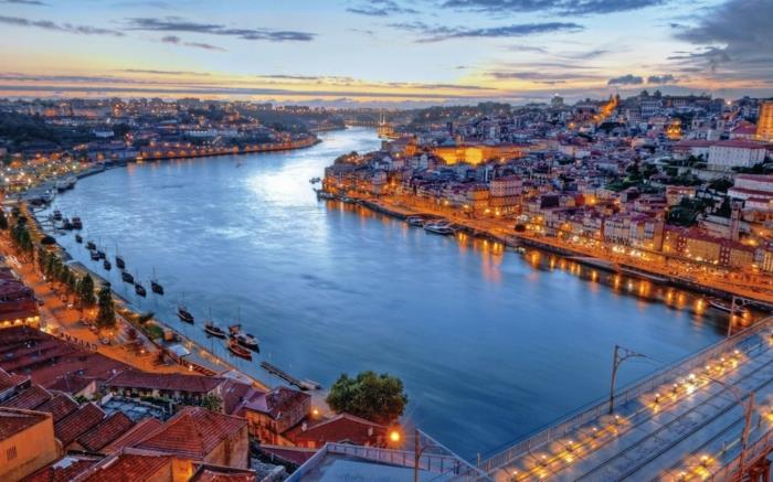 Lissabonin vinkit tejo -joen panoraama