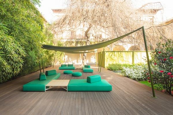 Lounge puutarhakalustesetti rottinki polyrattan eksoottinen