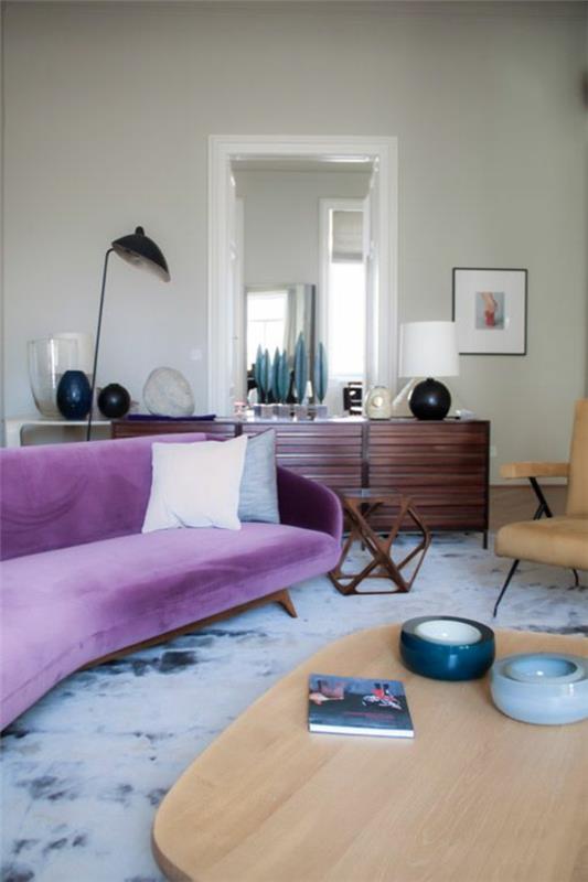 Luis Laplace luovia asumisideoita sisustamaan olohuoneen värejä