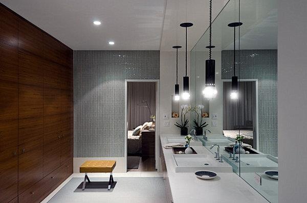 Ylelliset kylpyhuoneideat kylpyhuonelaatat bang seinäpeite riippuvalaisin
